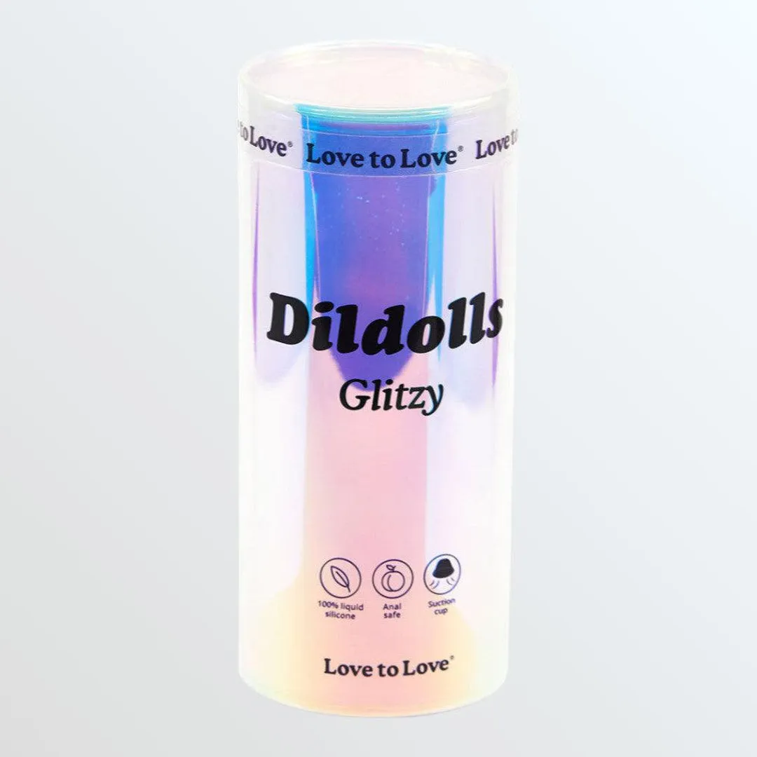 DilDolls "Glitzy" Silicone Dildo with Suction Base