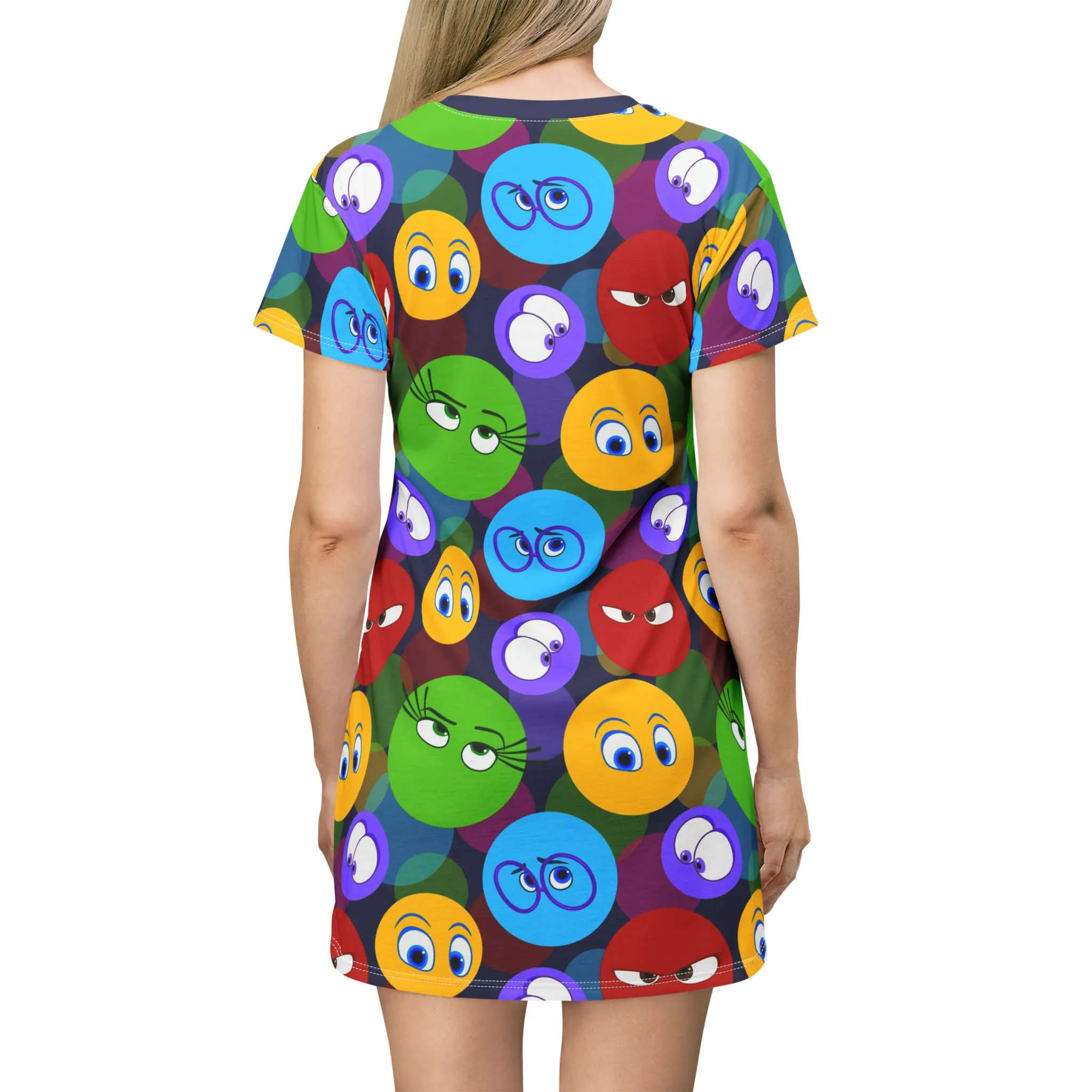 Disney Inside Out Emotions T-Shirt Dress