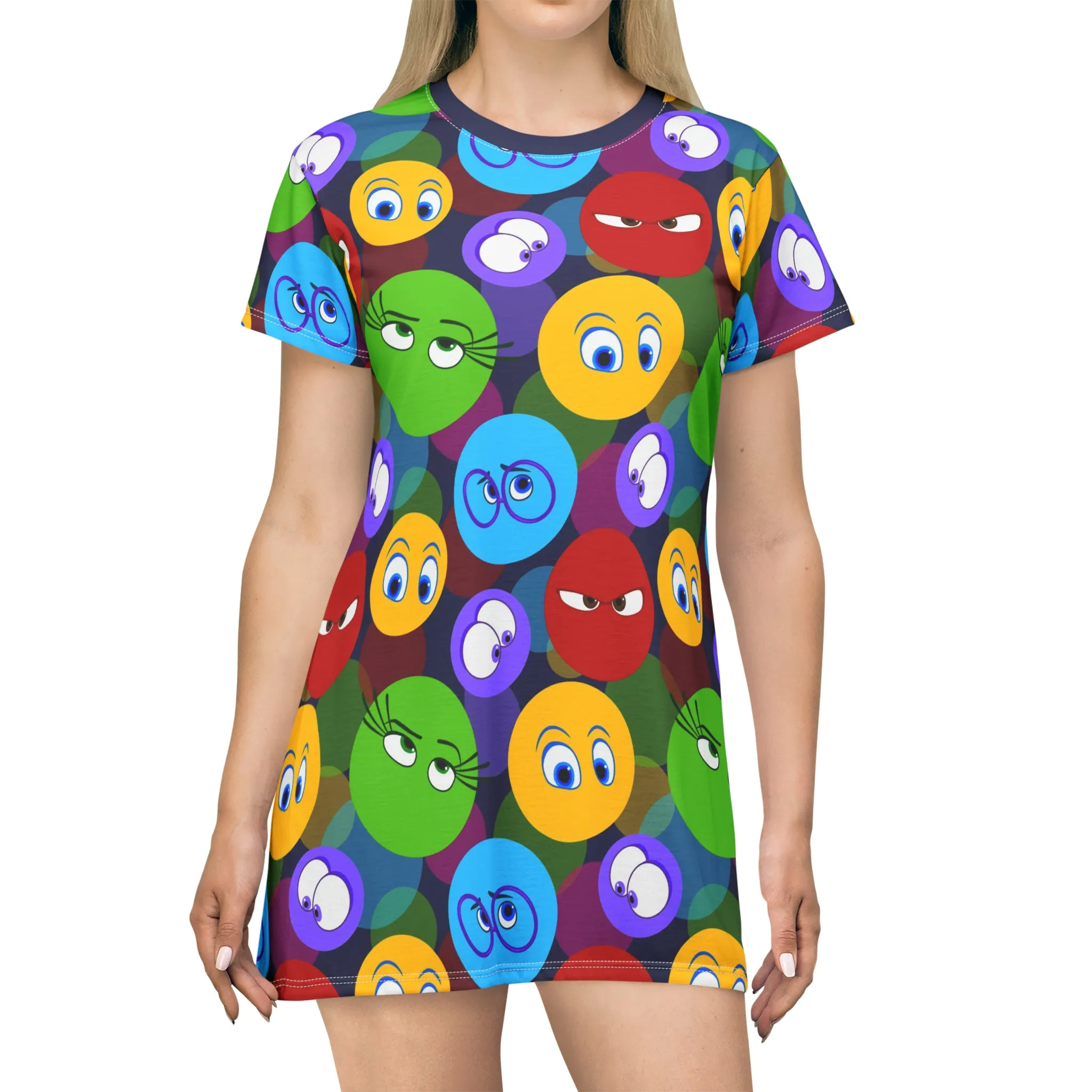 Disney Inside Out Emotions T-Shirt Dress