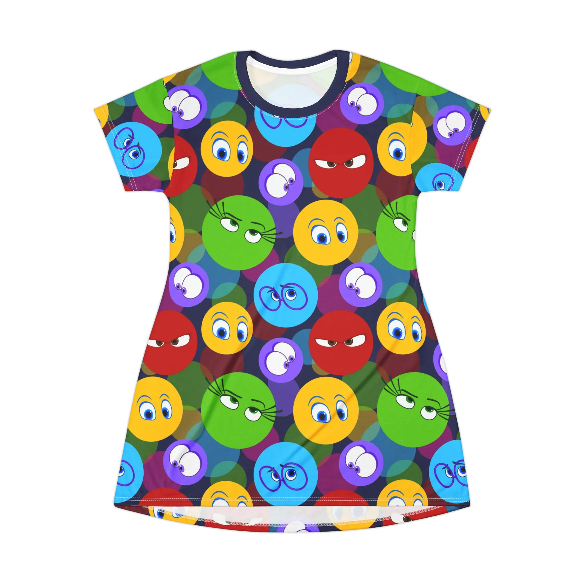 Disney Inside Out Emotions T-Shirt Dress