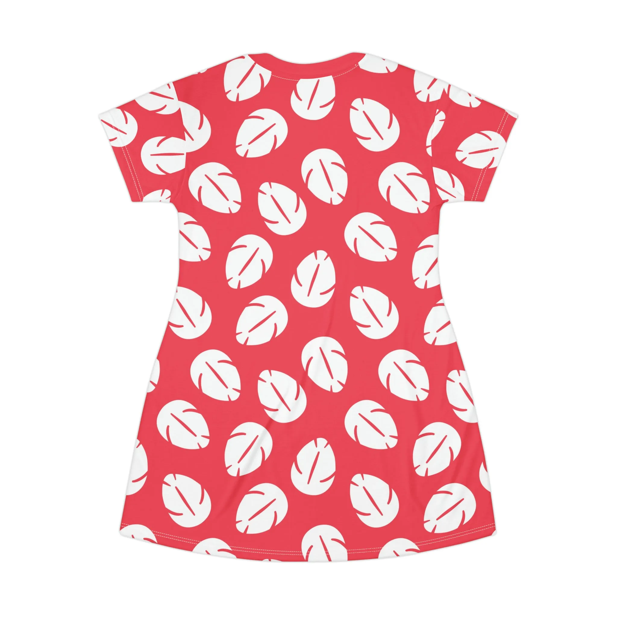 Disney Lilo And Stitch Hawaiian Flowers T-Shirt Dress