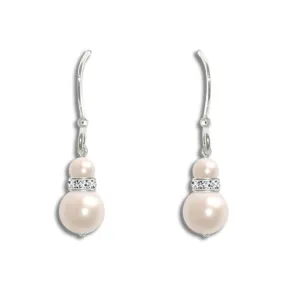 Divine Pearl Drop Bridal Earrings