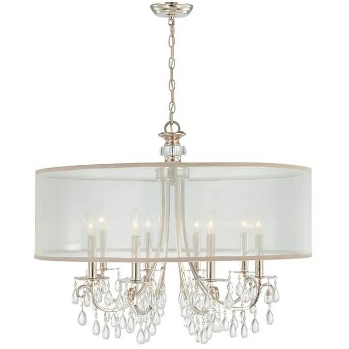 En Vogue Crystal Drum Chandelier