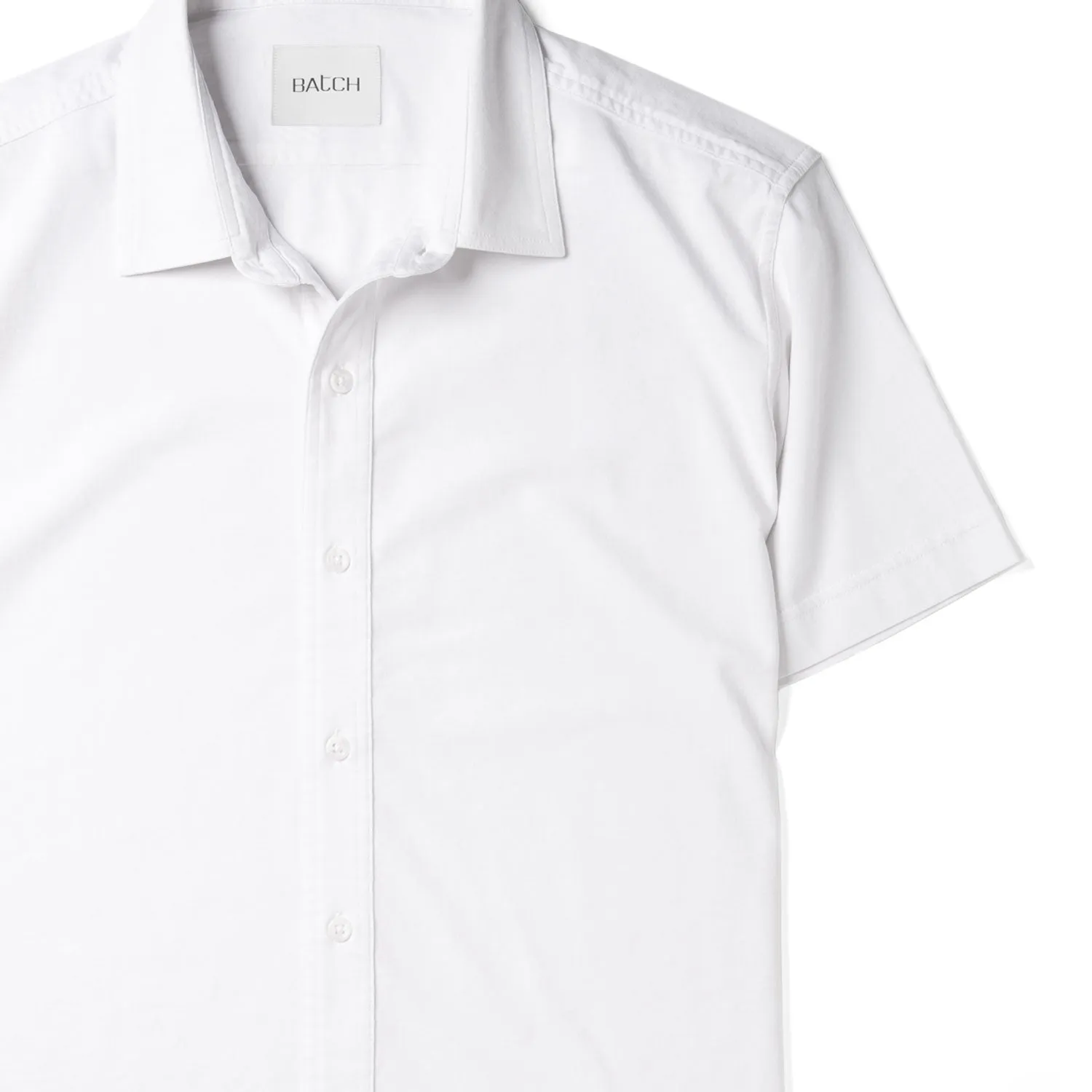 Essential Short Sleeve T-Shirt Shirt - White Cotton Jersey