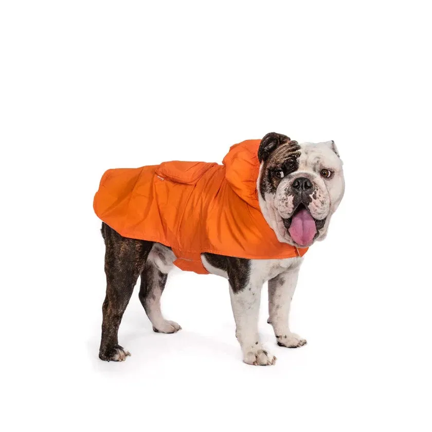 Fabdog | Yellow Packaway Dog Raincoat