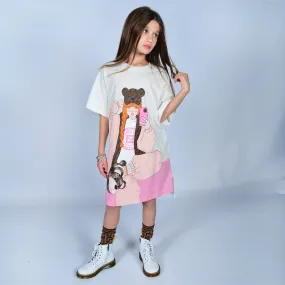 Fendi Anime Girl T-Shirt Dress