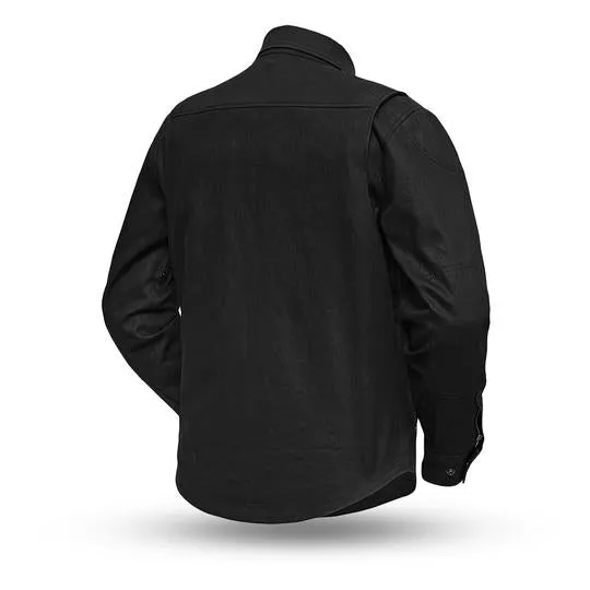 'First Manufacturing' Men's Equalizer Denim Jacket - Black