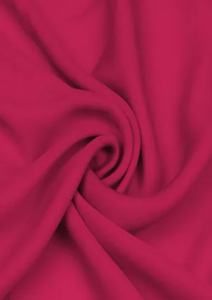 Fuchsia Pink 60" Luxury Soft Touch Florenza Crepe Fabric Dress & Craft Non Stretch