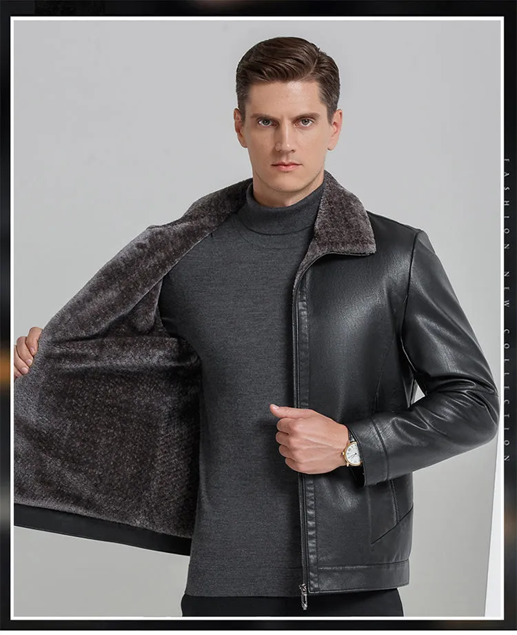 Funki Buys | Jackets | Men's Leather Luxury Sheepskin Jacket