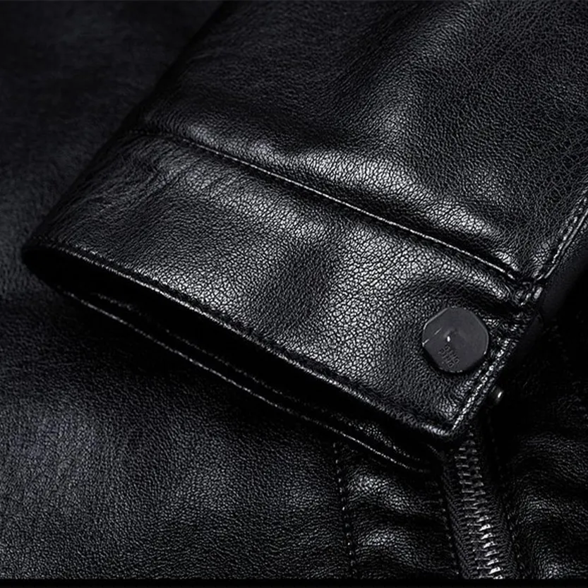 Funki Buys | Jackets | Men's Leather Luxury Sheepskin Jacket