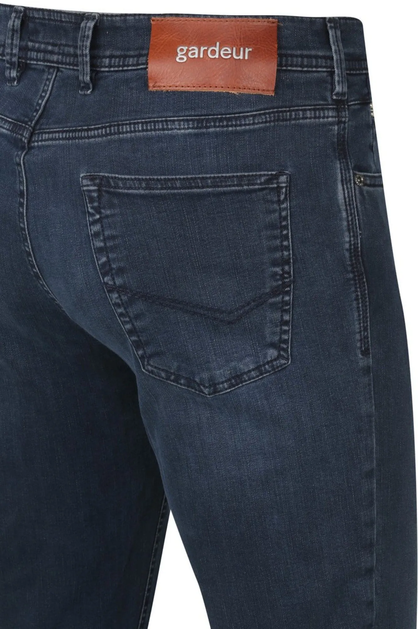 GARDEUR Bradley Move Lite Denim Jeans 32inch Length STONE