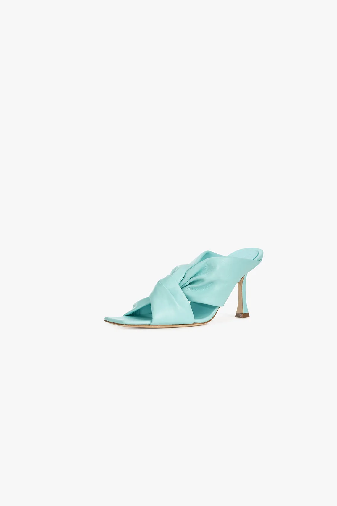 Georgina Twisted Mule Turquoise