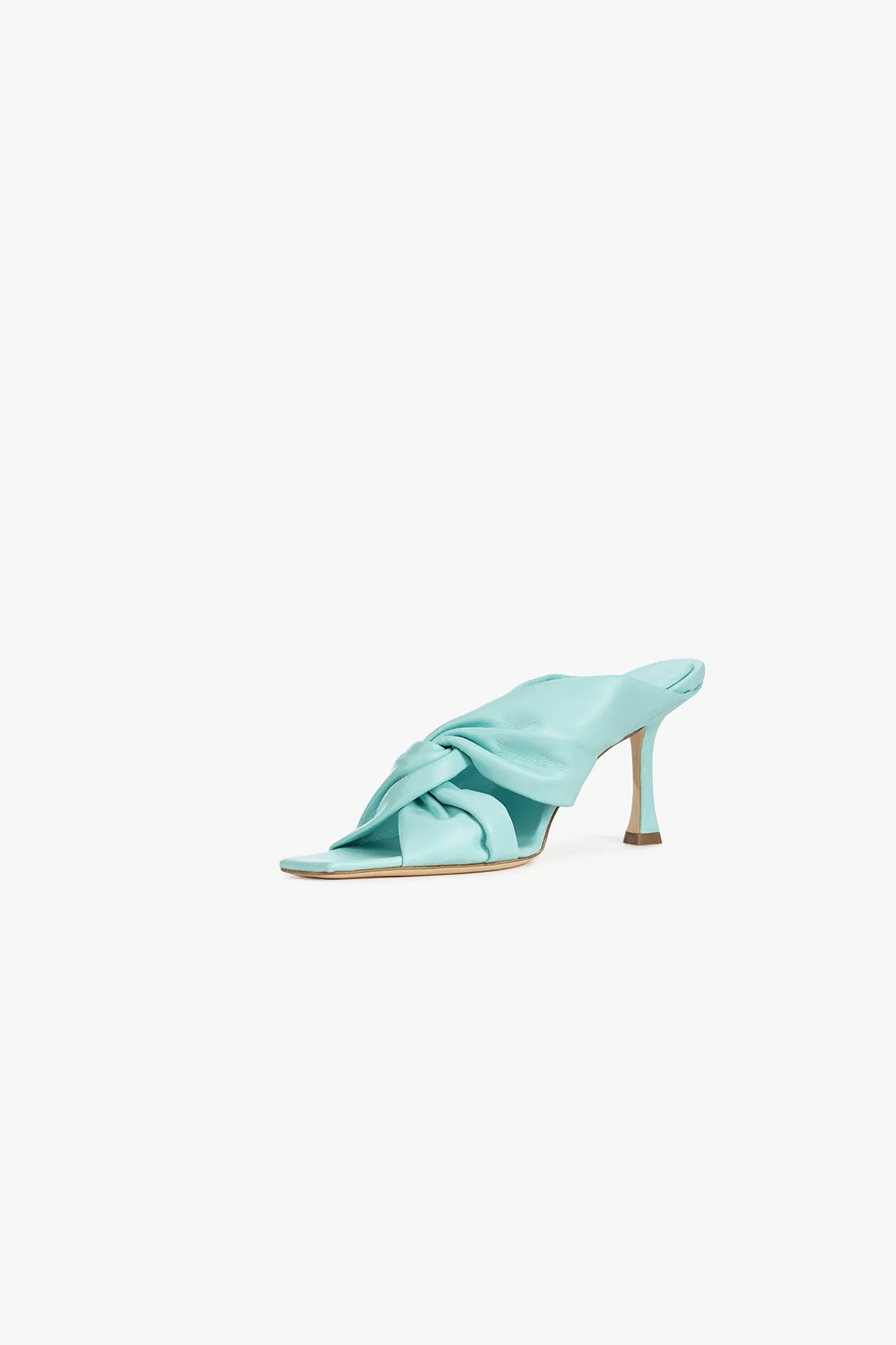 Georgina Twisted Mule Turquoise