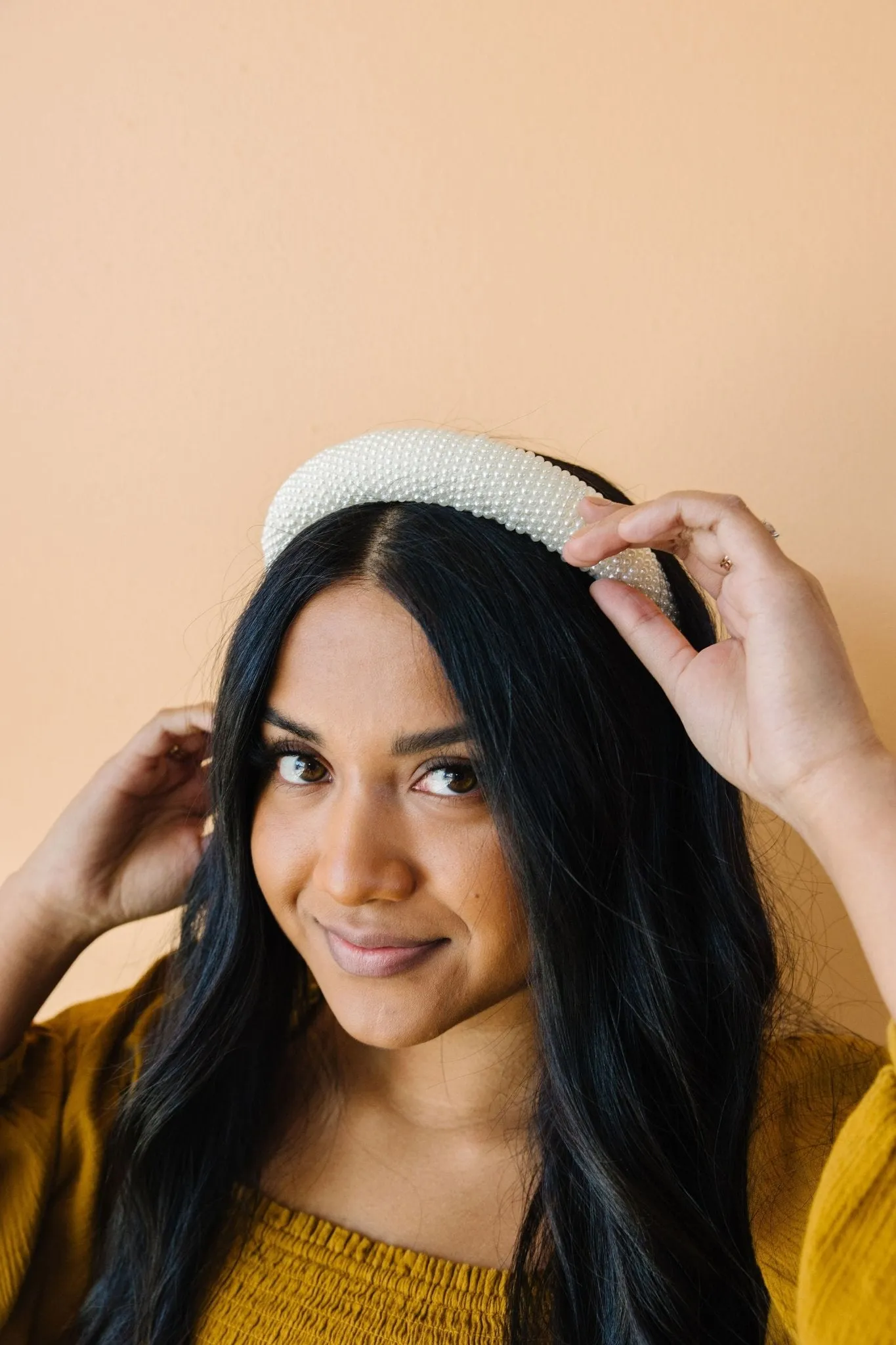 Glitzy Pearl Headband