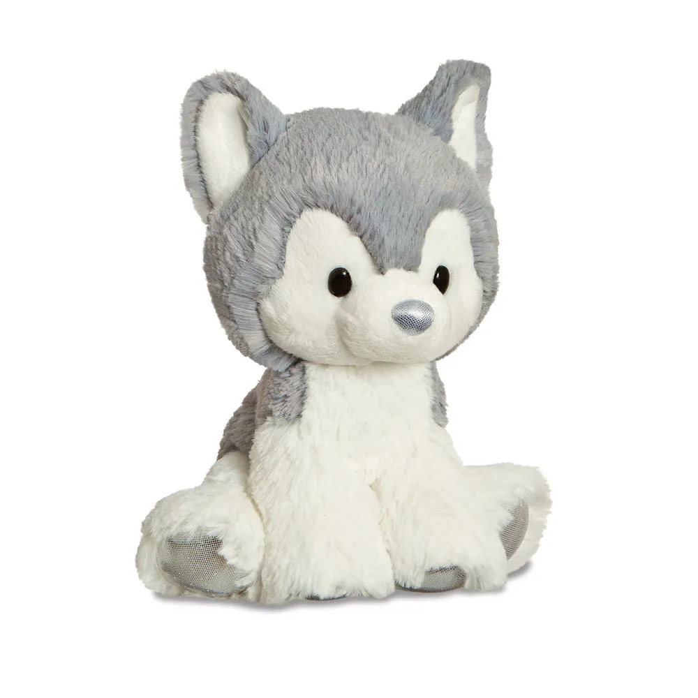 Glitzy Tots Husky Dog Soft Toy