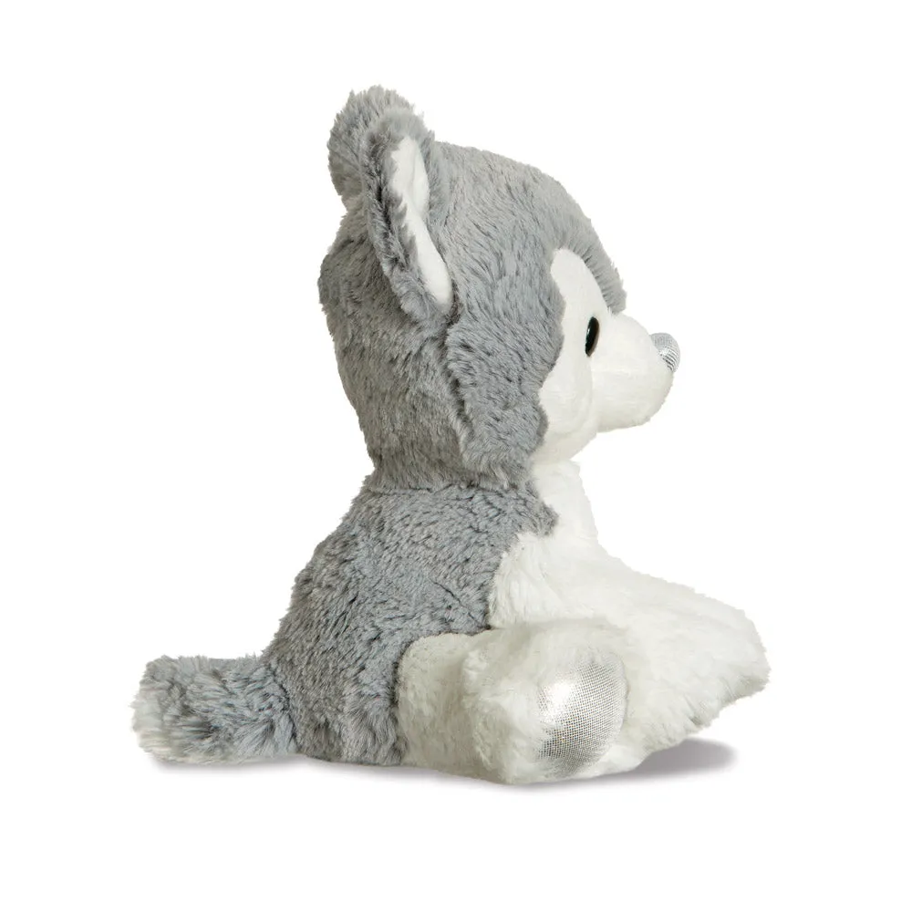 Glitzy Tots Husky Dog Soft Toy