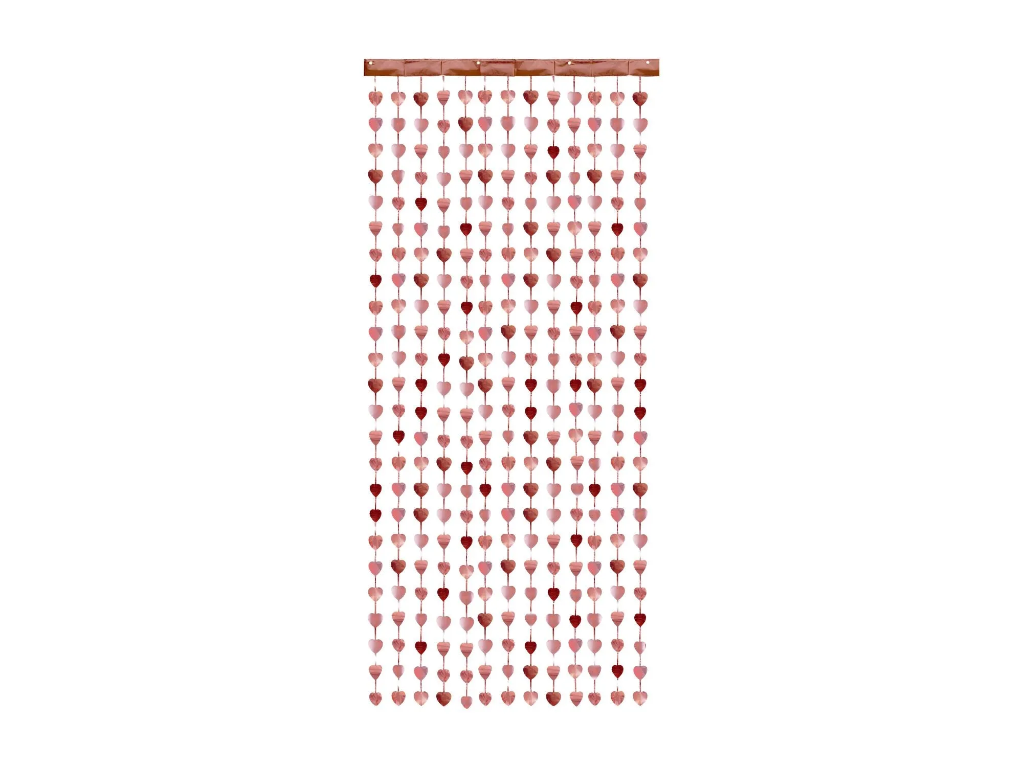 Hearts Party Curtain Rose Gold