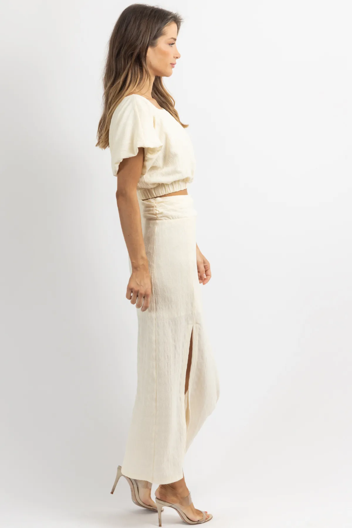 HIGH TIDE TEXTURED SKIRT SET *BACK IN STOCK*