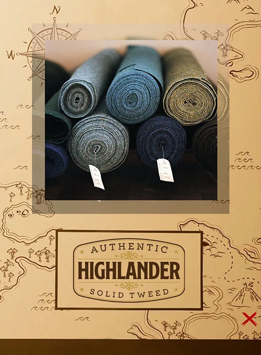 Highlander Heavy Heritage Green Tweed Pants