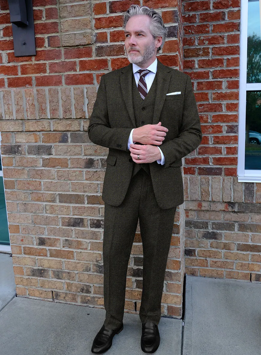 Highlander Heavy Heritage Green Tweed Suit