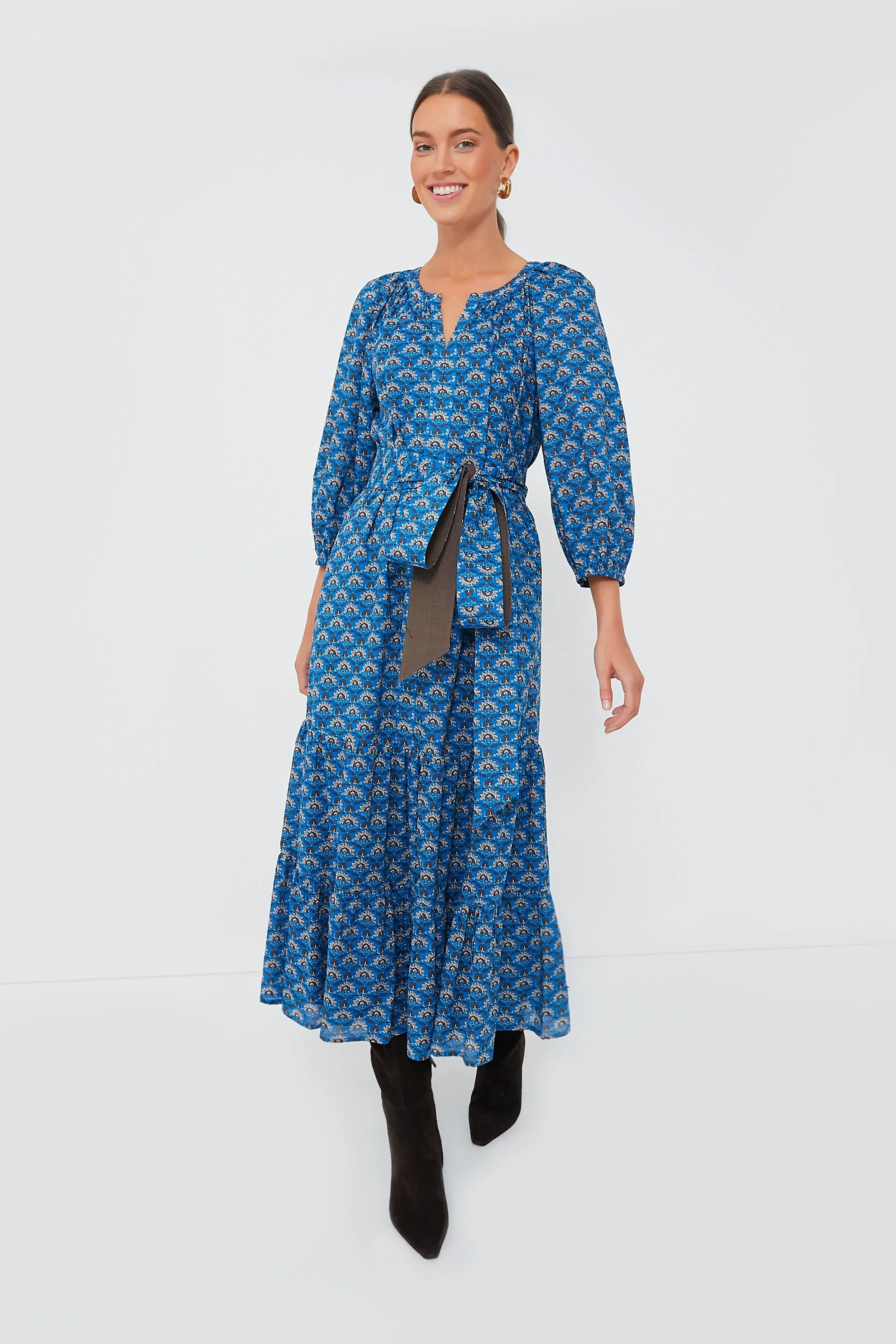 Indigo Peacock Lyles Dress