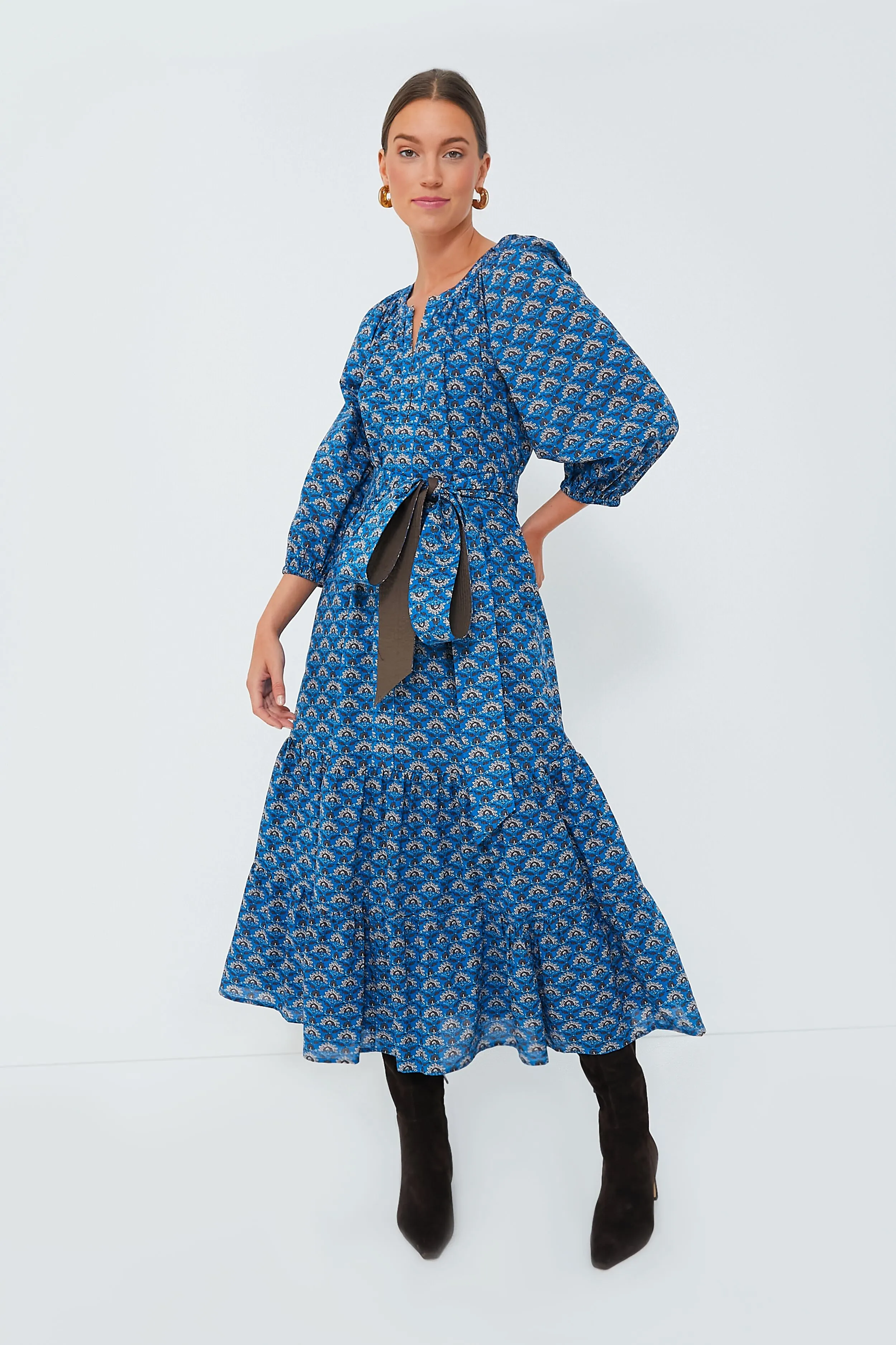 Indigo Peacock Lyles Dress