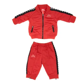 Infants 222 Banda Sbain Tracksuit - Red Black