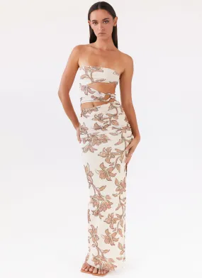 Into Pieces Mesh Maxi Dress - Hazel Bloom