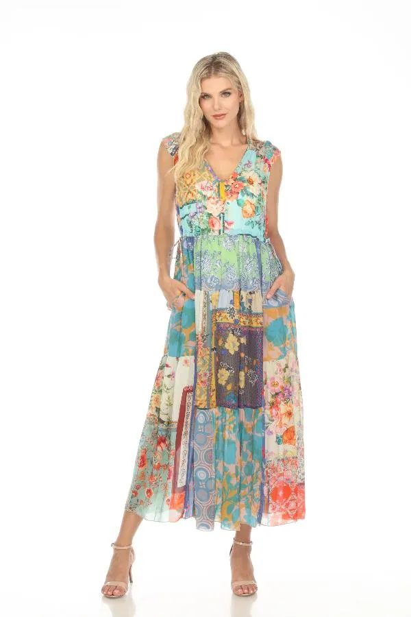 Johnny Was Cherika Natania Maxi Slip Dress Boho Chic C37323A4