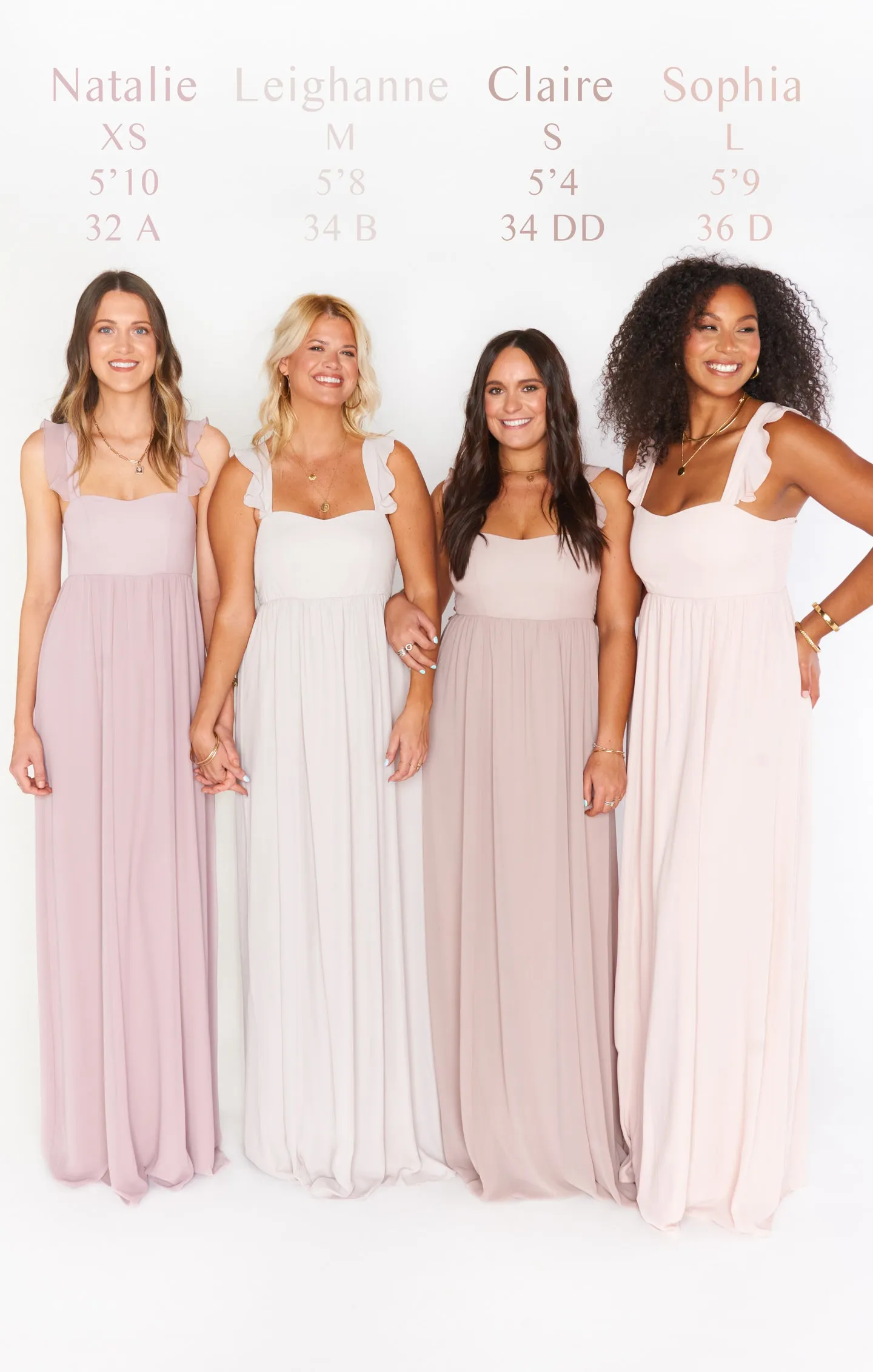 June Maxi Dress ~ Neutral Mauve Chiffon