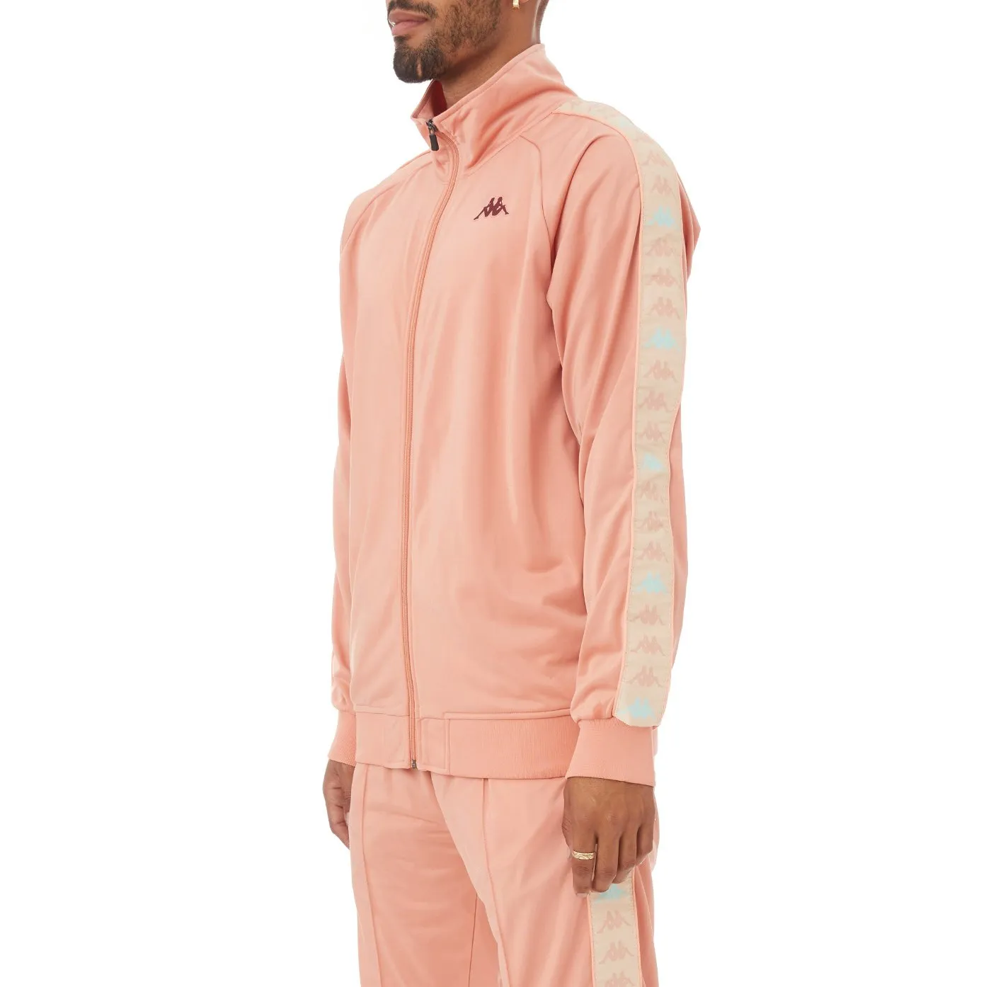 KAPPA 222 BANDA DULLO TRACK JACKET - PINK CORAL