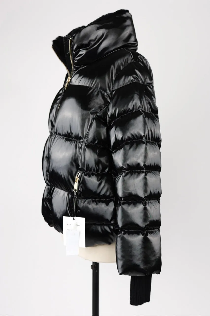 Kensington Shearling Collar Puffer Jacket