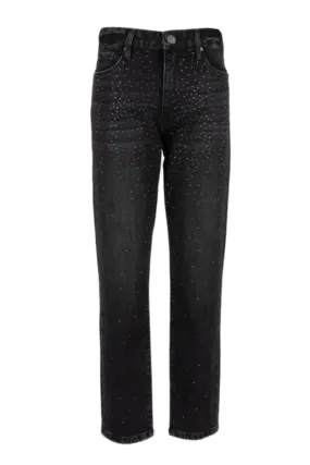 KUT: RACHAEL HIGH RISE Black With Rhinestones