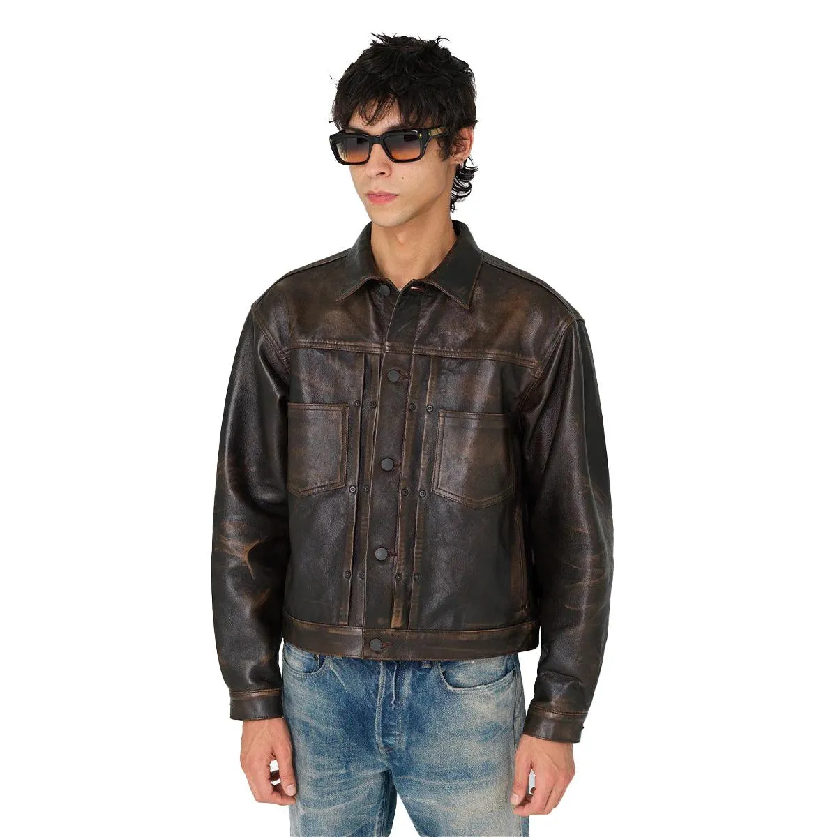 Leather Thumper Jacket Type II 'Tobacco'