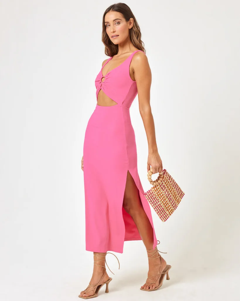 LSPACE Camille Lace-Up Maxi Dress