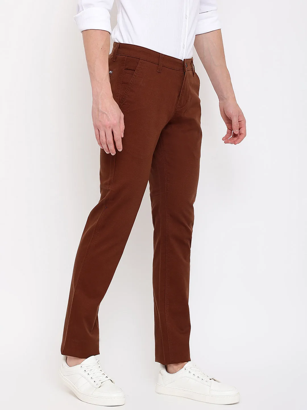 Mens Brown Trouser