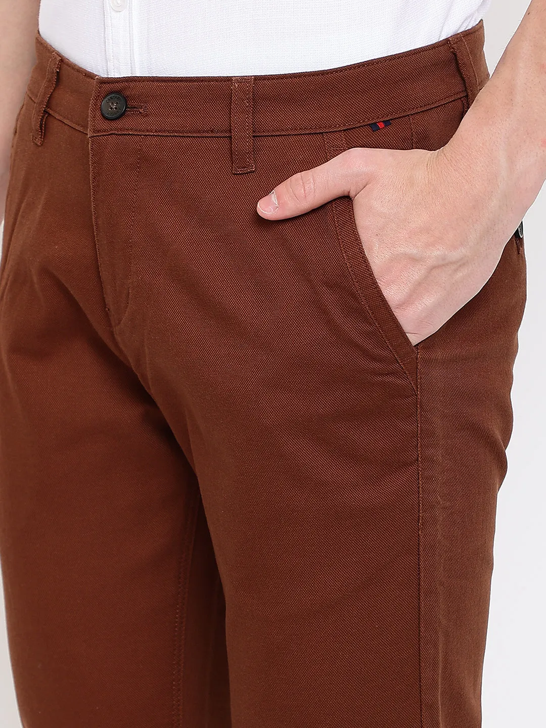 Mens Brown Trouser