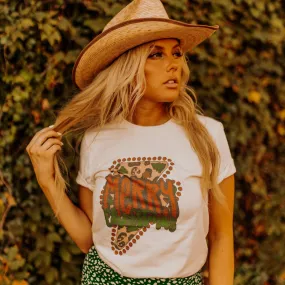 Merry Christmas Bolt Western Graphic Tee