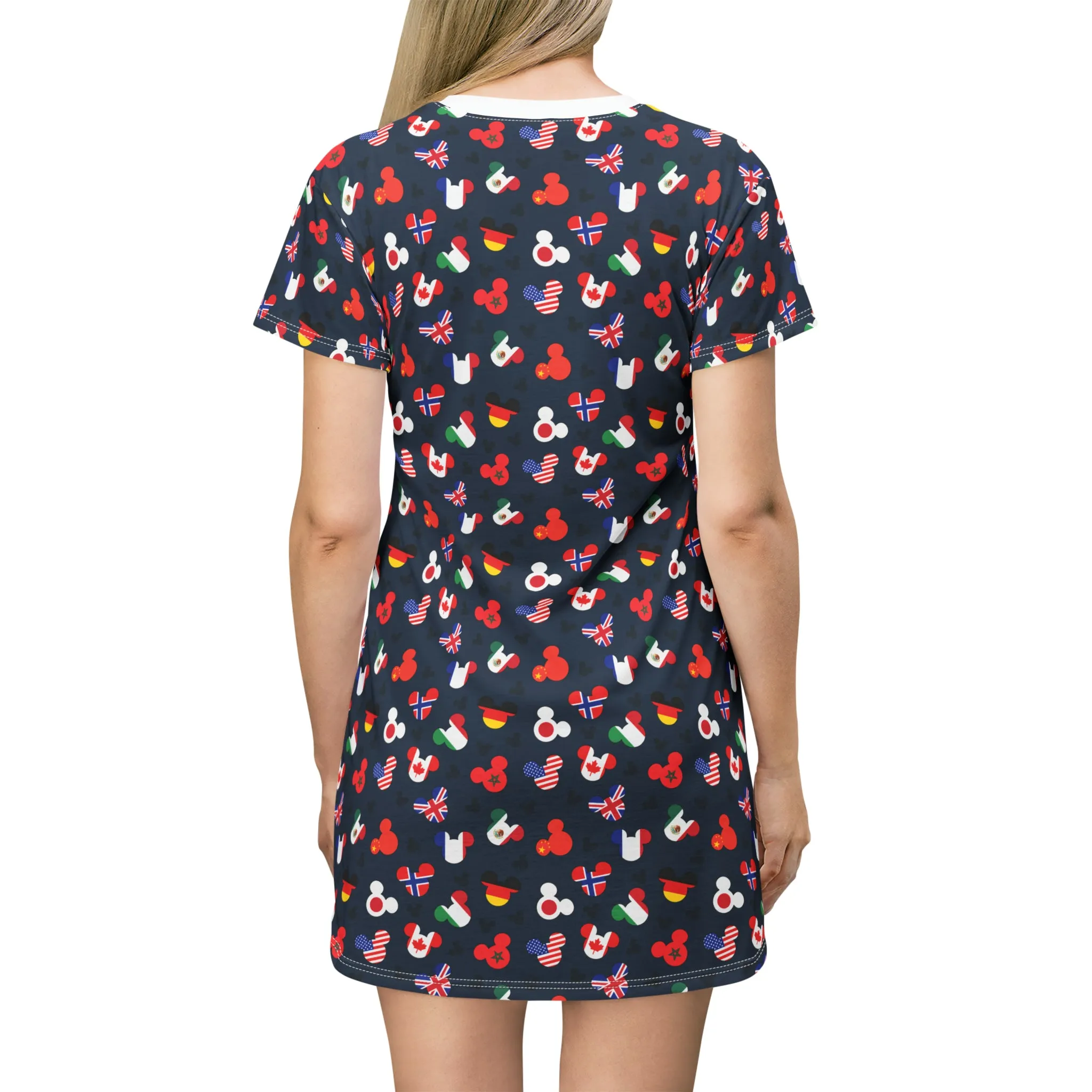 Mickey Flags T-Shirt Dress