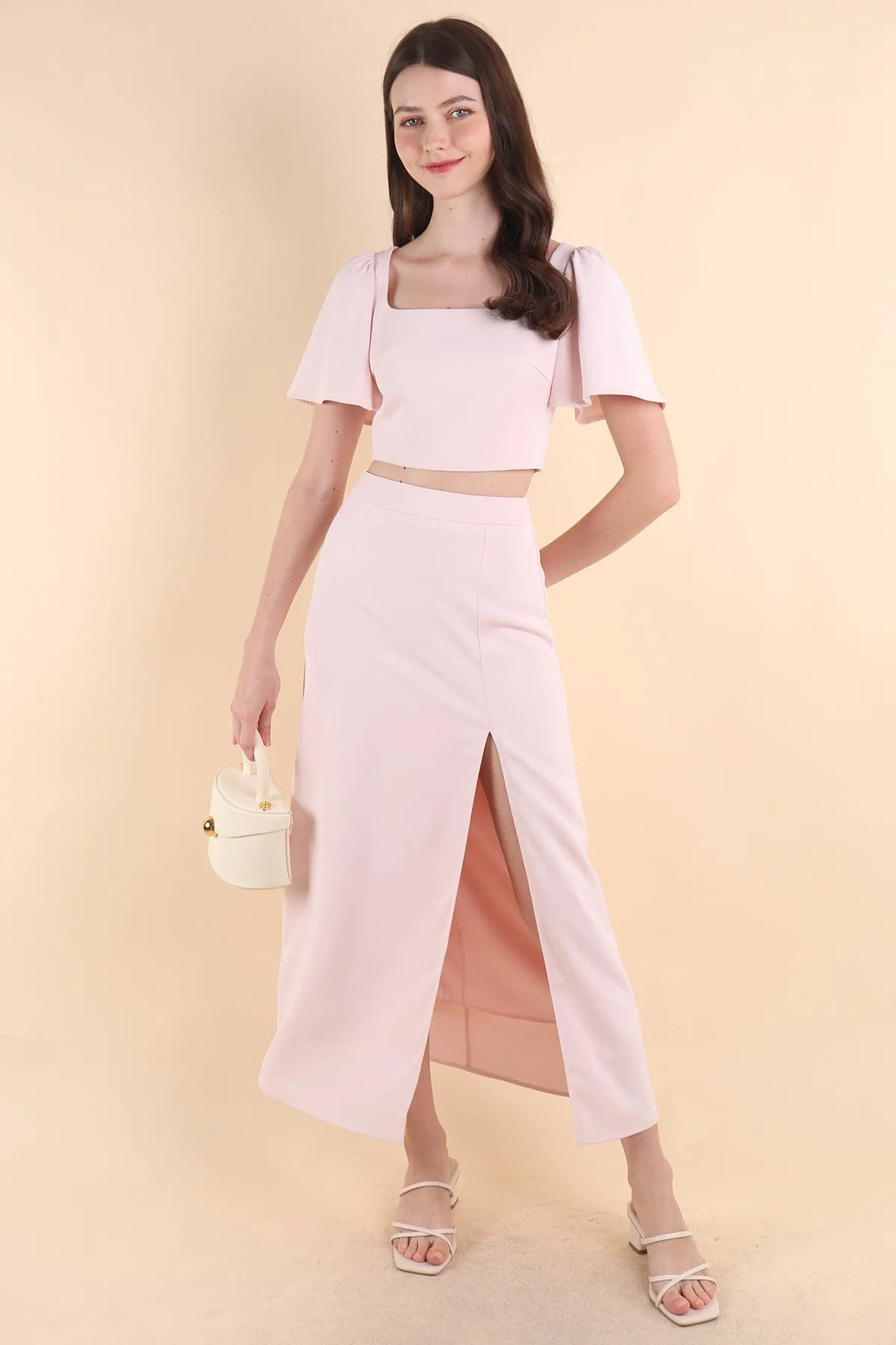 MINNIE 2-PC MAXI SET IN PINK