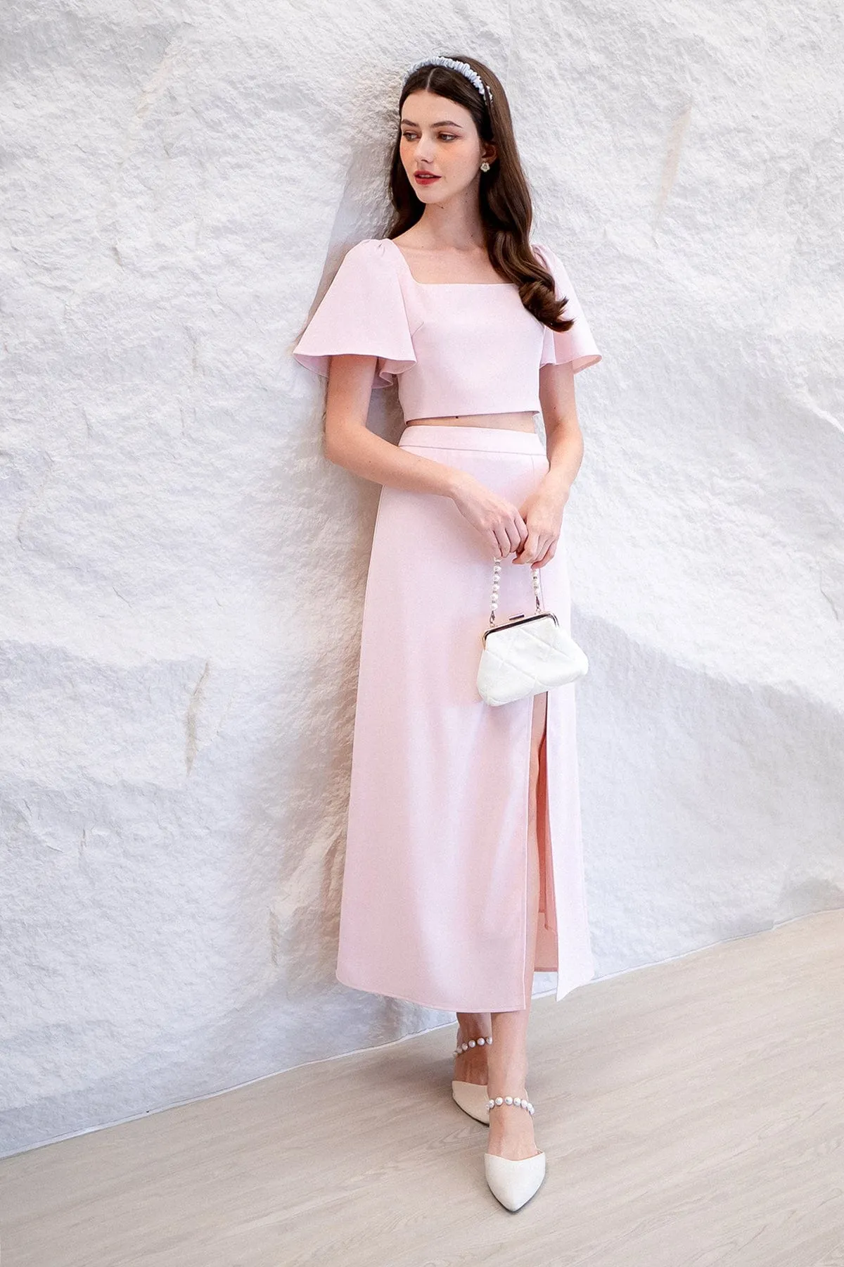 MINNIE 2-PC MAXI SET IN PINK