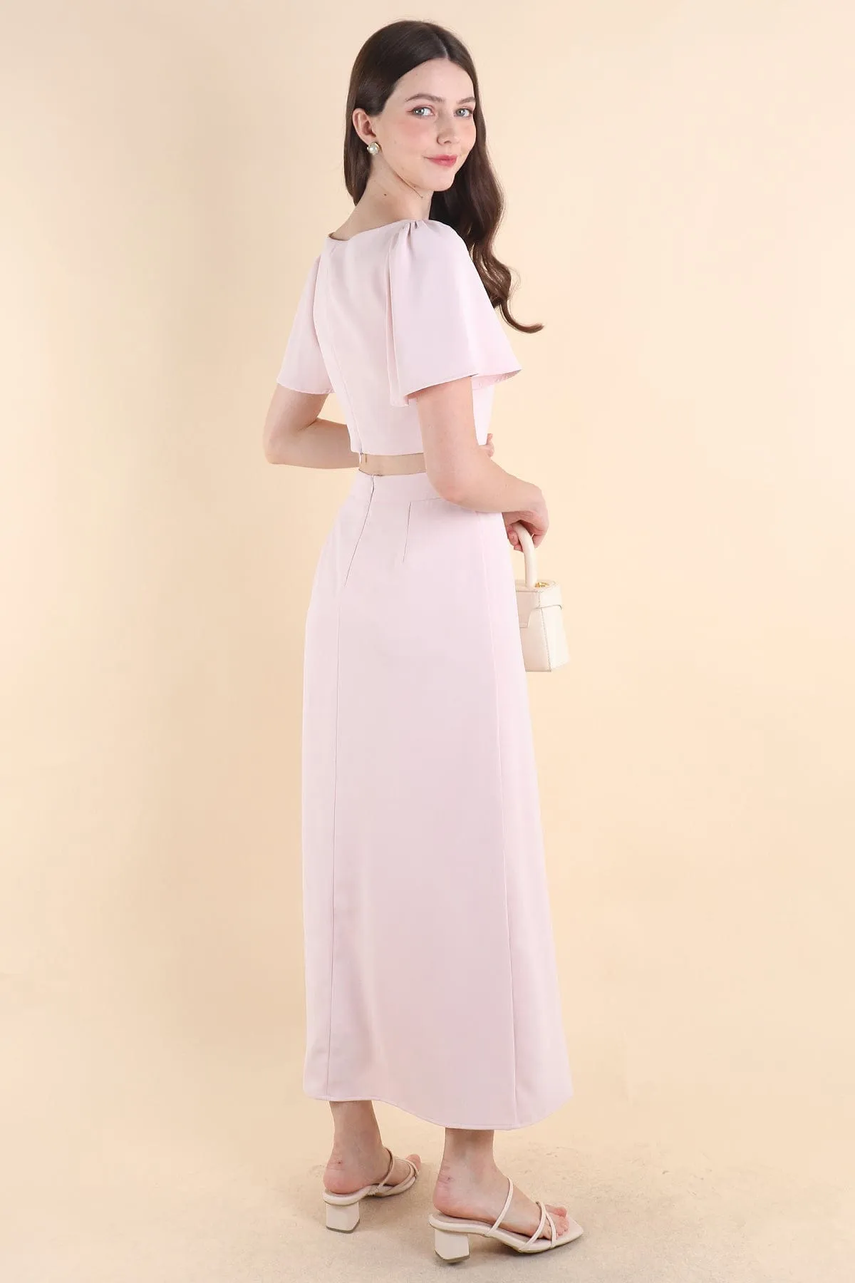 MINNIE 2-PC MAXI SET IN PINK