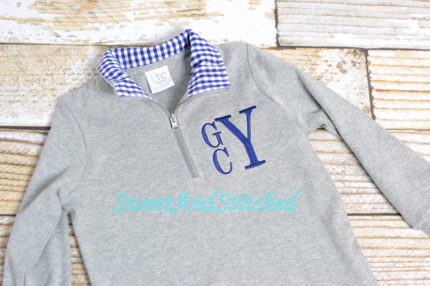 Monogrammed Boys Jacket, Monogrammed pullover sweatshirt for boys