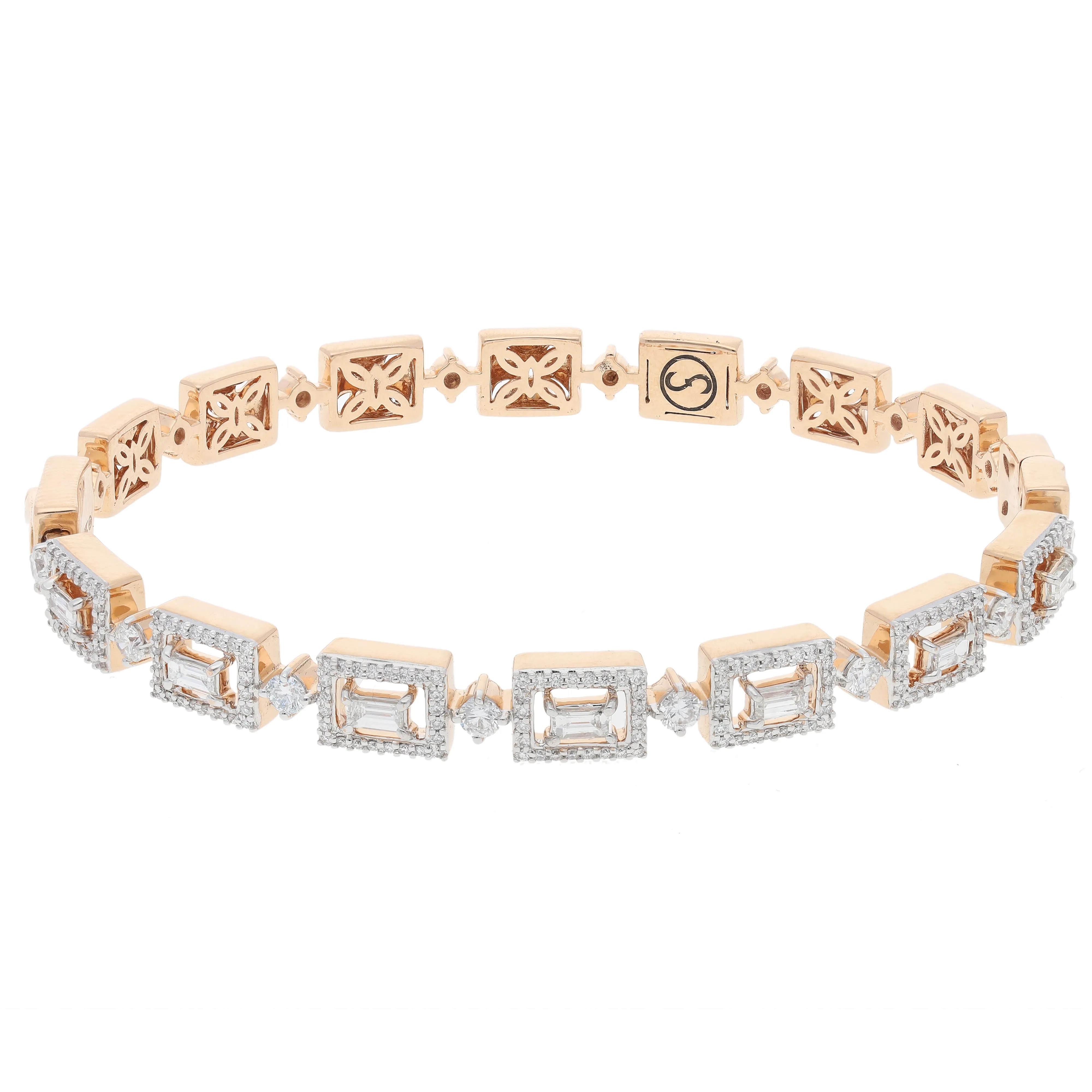 Movement Diamond Bangle