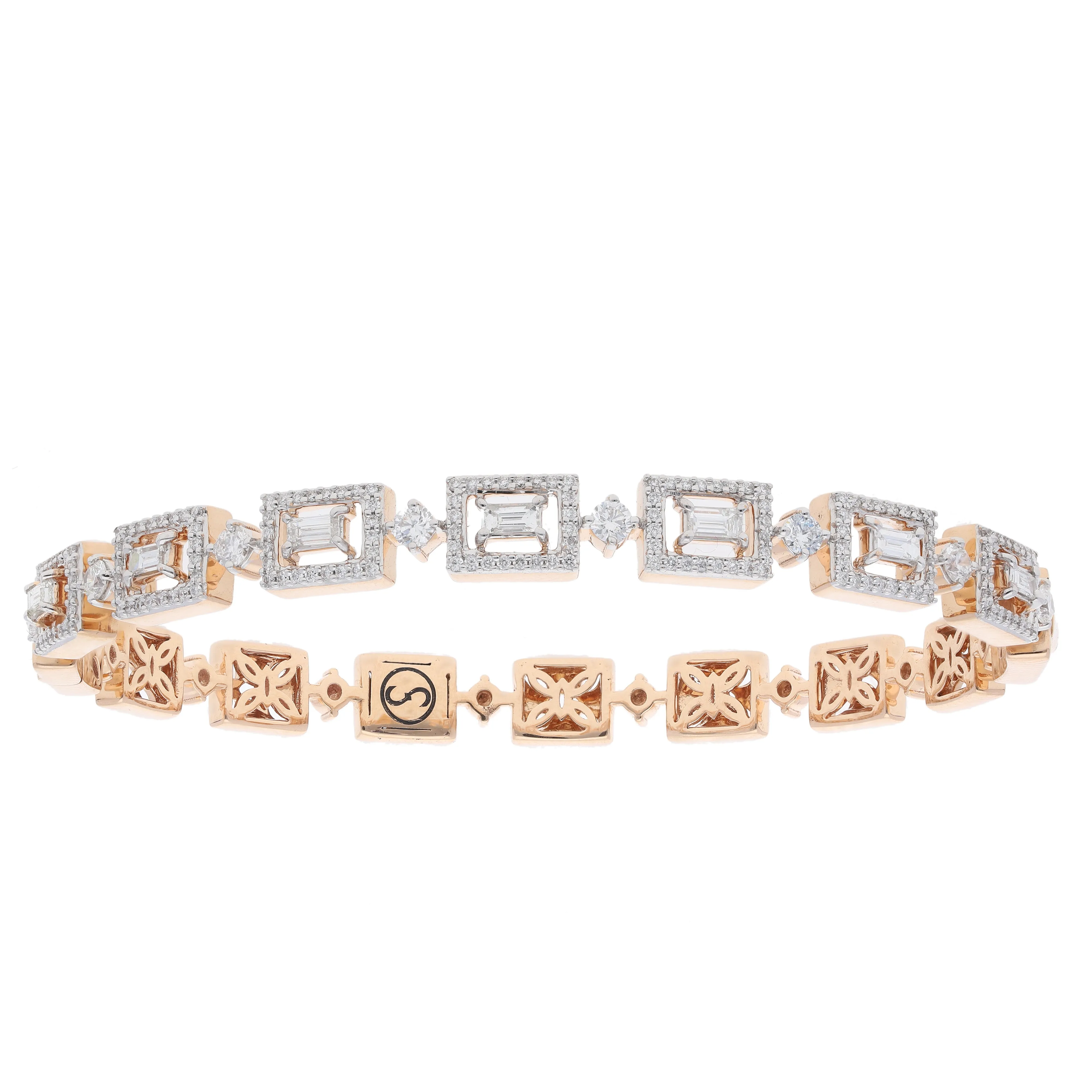 Movement Diamond Bangle