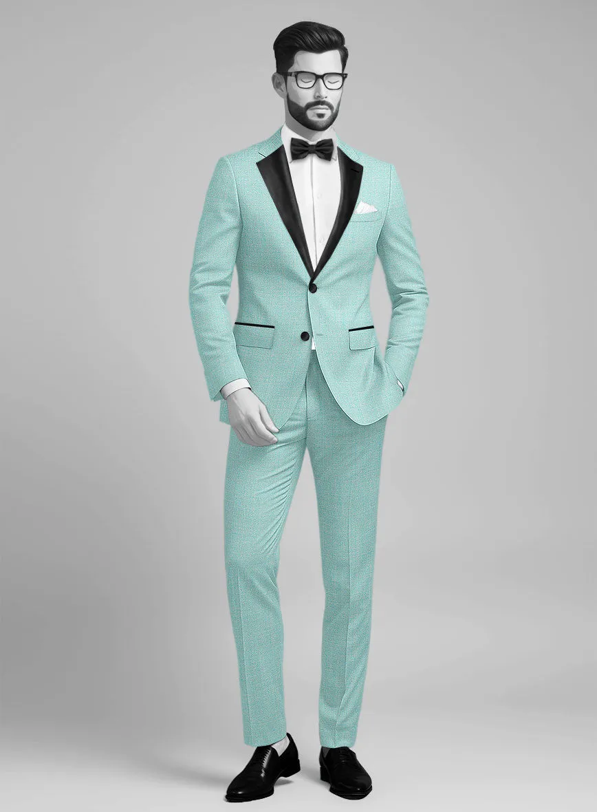 Napolean Spring Blue Wool Tuxedo Suit