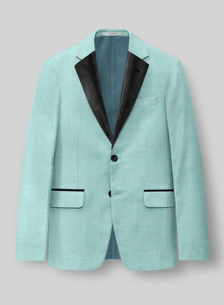 Napolean Spring Blue Wool Tuxedo Suit