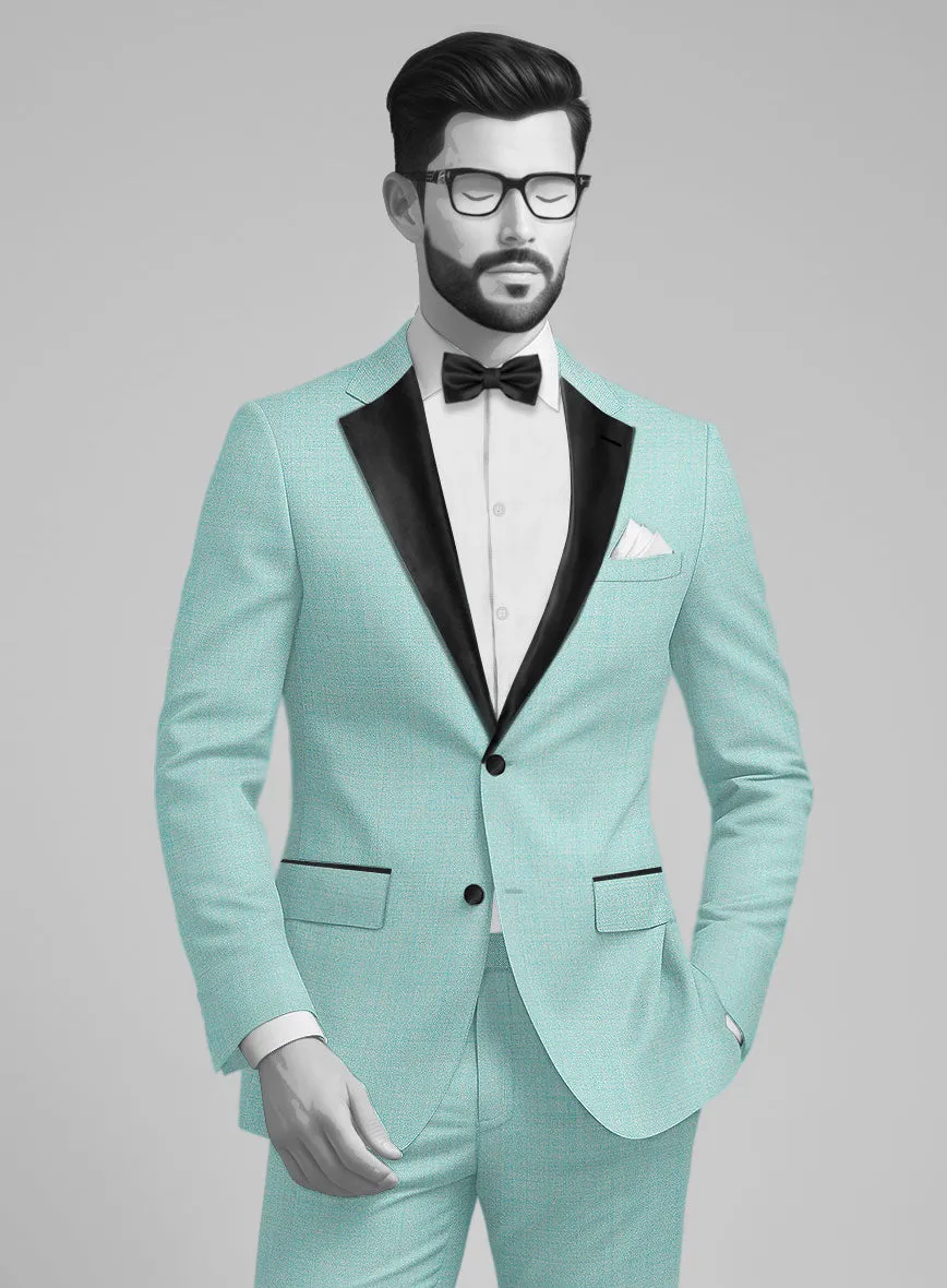 Napolean Spring Blue Wool Tuxedo Suit