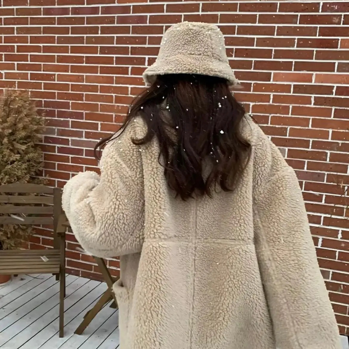 Nova Reversible Shearling Jacket   Hat