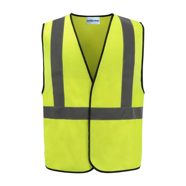 Pack Of 5 Reflective Safety Jacket - Yellow